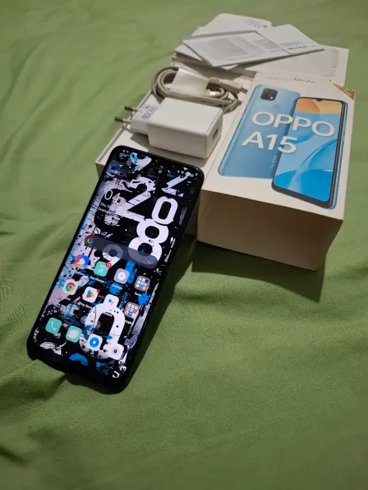OPPO A15 RAM 3/32GB ORIGINAL Fullset Lokasi PAMULANG UNPAM