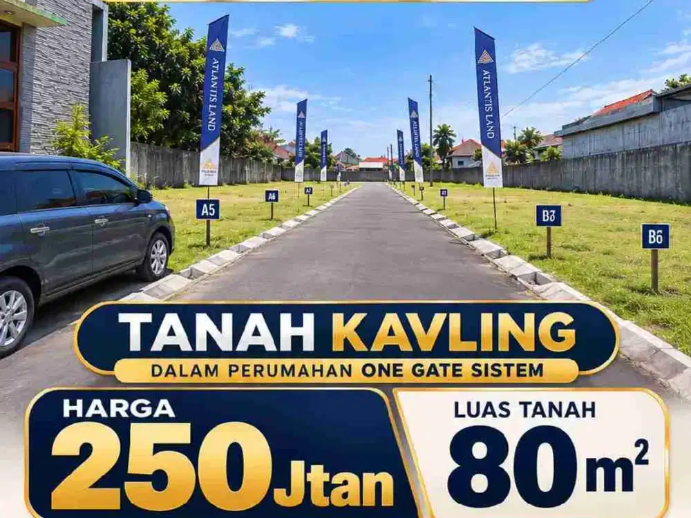 JUAL TANAH KAVLING 250 JUTA Luas 80 meter² BOLON - COLOMADU