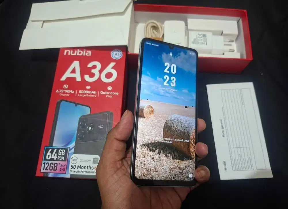 INFINIX ZTE BLADE NUBIA A36 RAM 12 GB (FULLSET ORIGINAL)