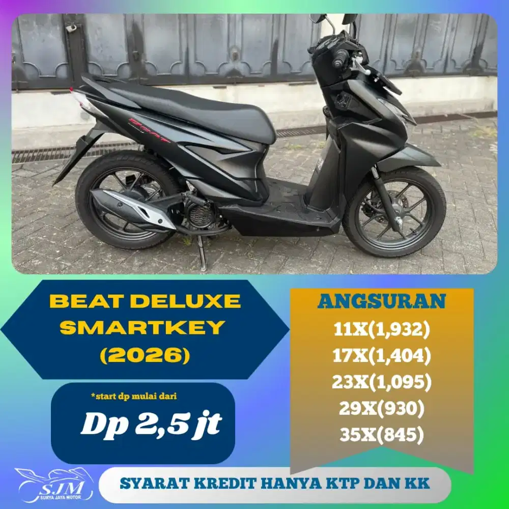 HONDA BEAT DELUXE SMARTKEY 2026 SUPER MANTAPP