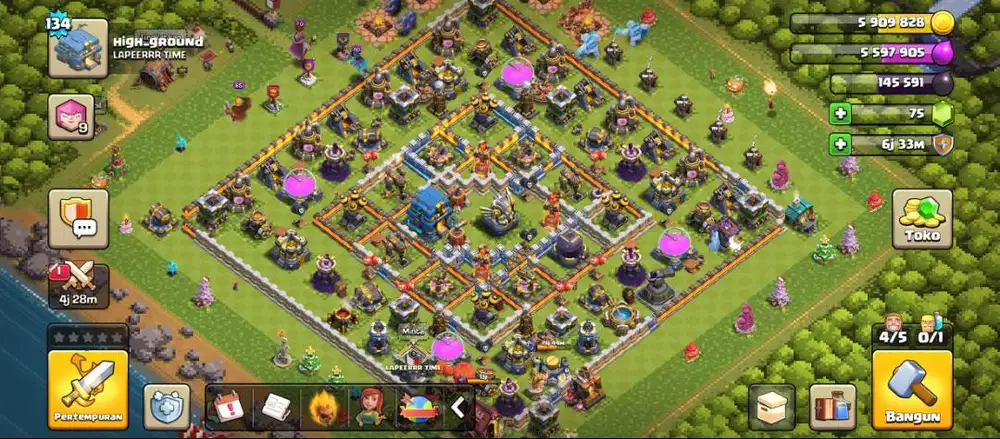 Coc TH 12 tinggal jebakan yang blm max