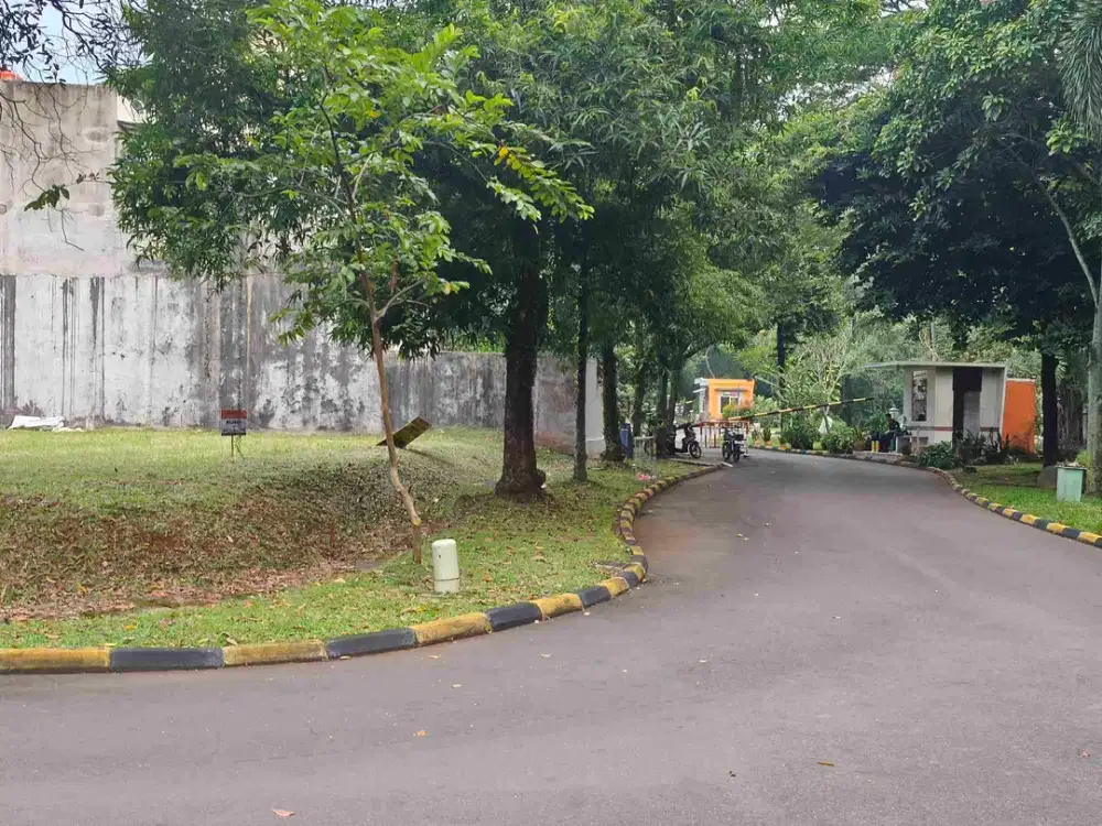kavling Asri view Sungai lokasi Depan Puspita loka BSD city