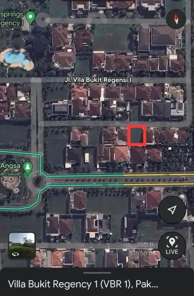 DIJUAL TANAH DI VBR1 PAKUWON INDAH VILLA BUKIT REGENCY SURABAYA