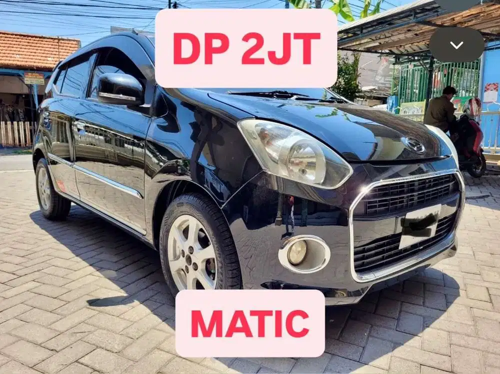 Daihatsu Ayla X 2016 Matic Hitam Mulus Like New