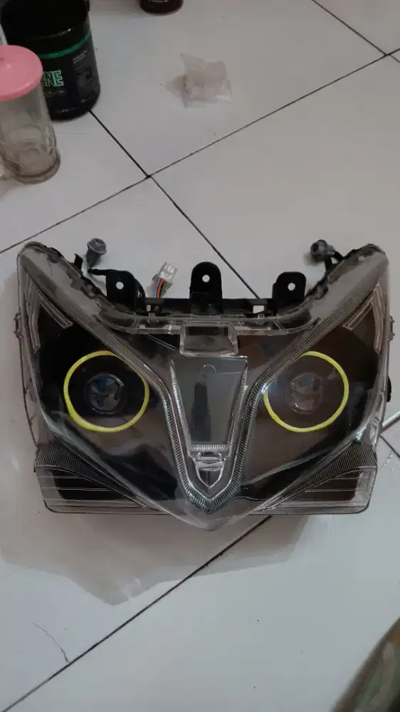 Headlamp set custom h4 Vario 125 techno (kzr)