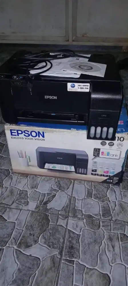 Jual printer Epson L3110 kumplit tinggal pakai