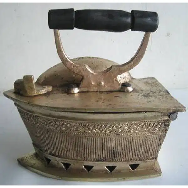 Vintage Antik Setrika Cina peranakan ornamen timbul RANGKAIAN BUNGA
