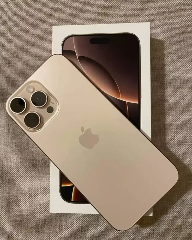 iPhone 16 ProMax 256 GB, New iBox Garansi Resmi 12 Bulan