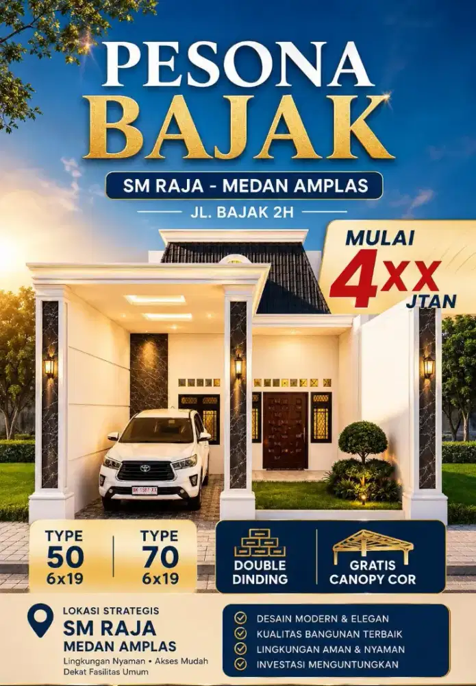 PESONA BAJAK 2 LOKASI SM RAJA TIPE 50