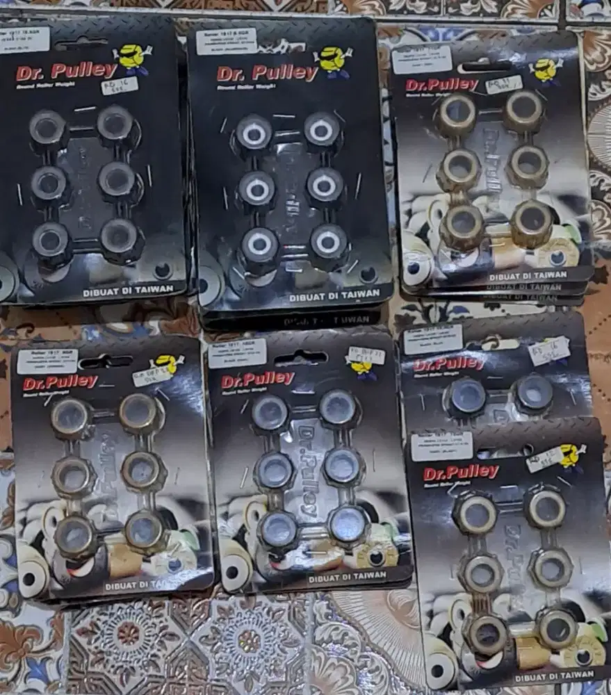 Di jual murah lorrel Dr pulley 1917 ,9,10,11,12, 8,5 ,15,5 gr ut vespa