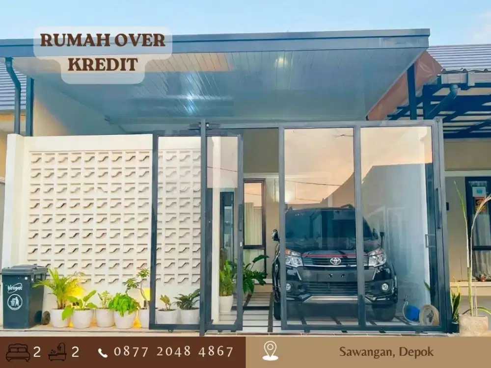 Jual Rumah Cantik OVER KREDIT 96JT dkt Tol di Sawangan Depok