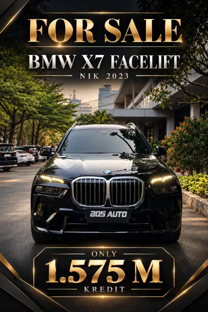 BMW X7 Facelift 3.0L Twin Turbo NIK : 2023