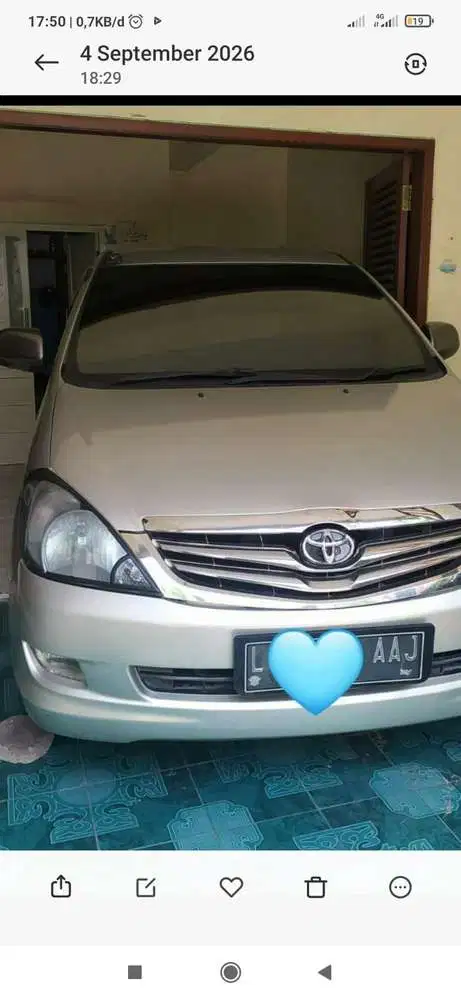 Toyota Kijang Innova 2006 Bensin