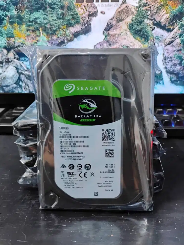 Harddisk Seagate BarraCuda 500GB 3.5 Inch SATA