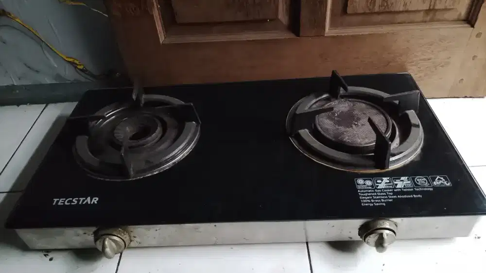 Kompor gas kaca 2tungku TECSTAR