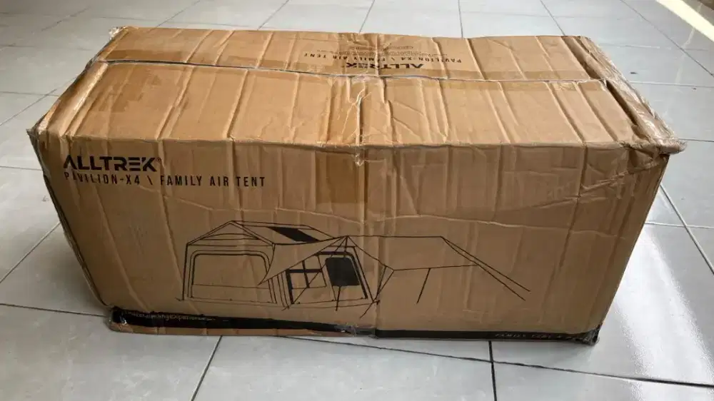 Tenda Angin Alltrek Pavilion X4 Black Air Tent kondisi Baru