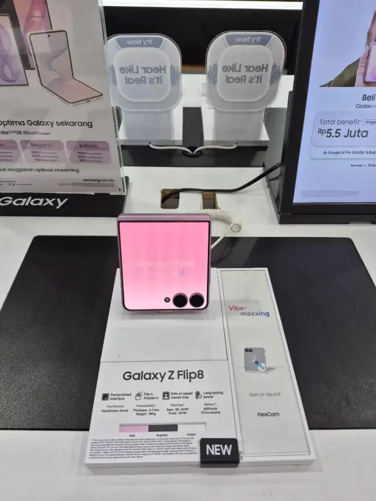 Samsung Galaxy Z Flip8 Garansi Resmi Promo Tradein&Bonus Google AI Pro