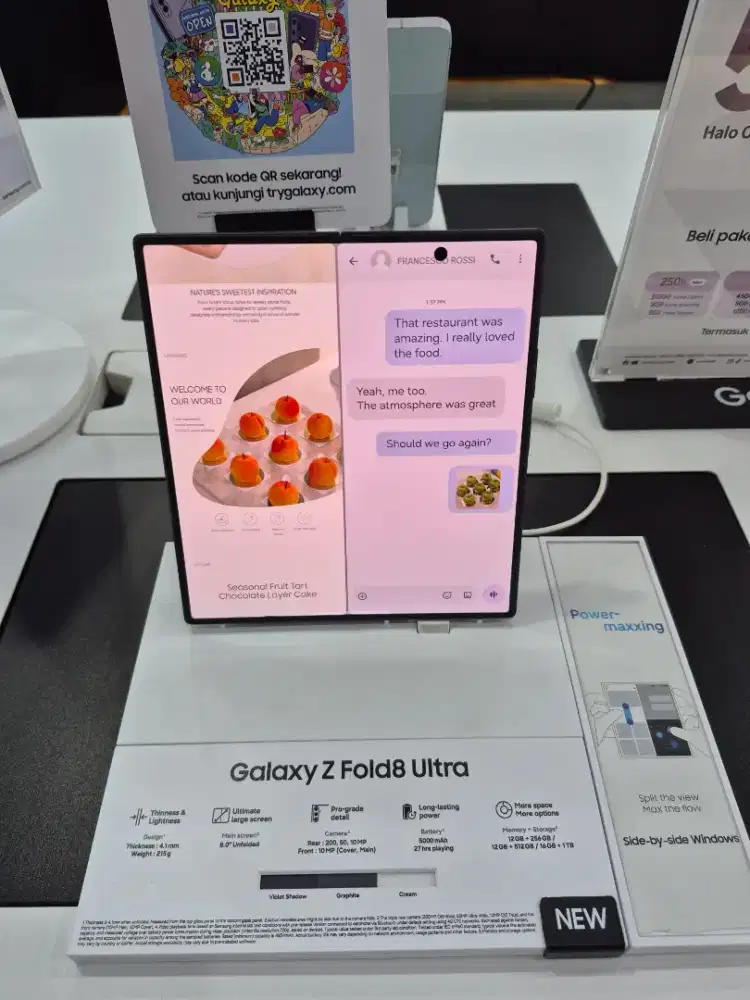 Samsung Galaxy Z Fold8 Ultra Garansi Resmi - Promo Tradein & Cb Bank
