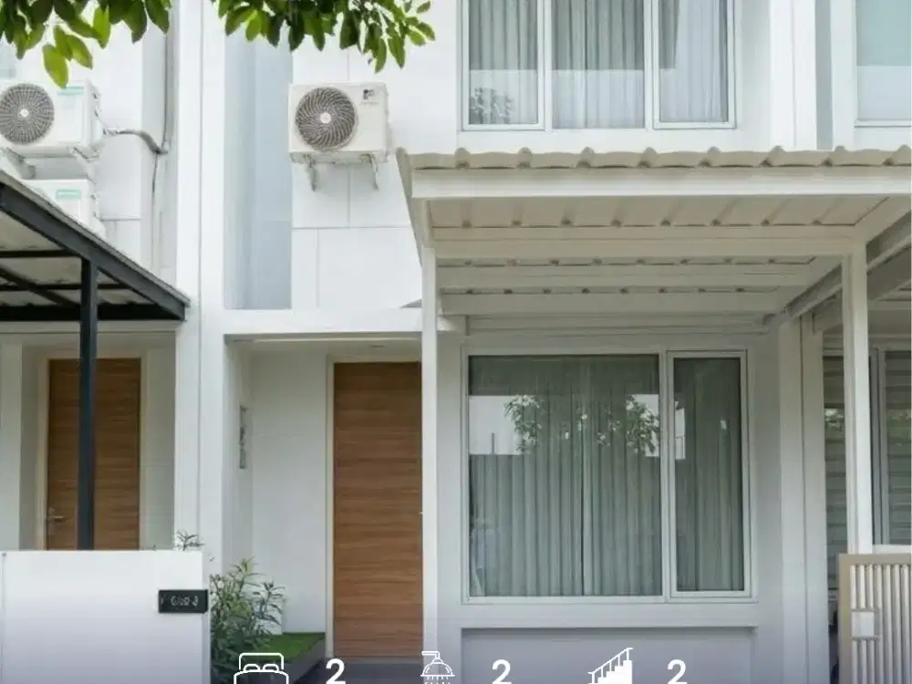 Hunian Sewa Semi Furnished Cluster Tabebuya BSD City
