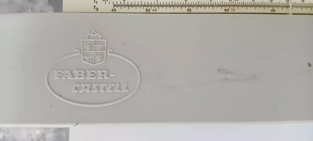 VINTAGE RARE SLIDE RULE 57/89 FABER CASTELL 1961 -1970 PENGGARIS GESER