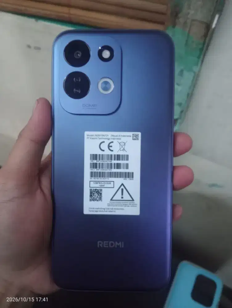 redmi 17 fullset mulus 4+4/128gb