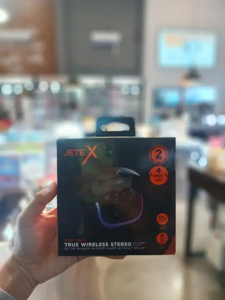 JETE TG101 TWS Gaming with RGB ENC 4 Mic 45m/s Low Latency