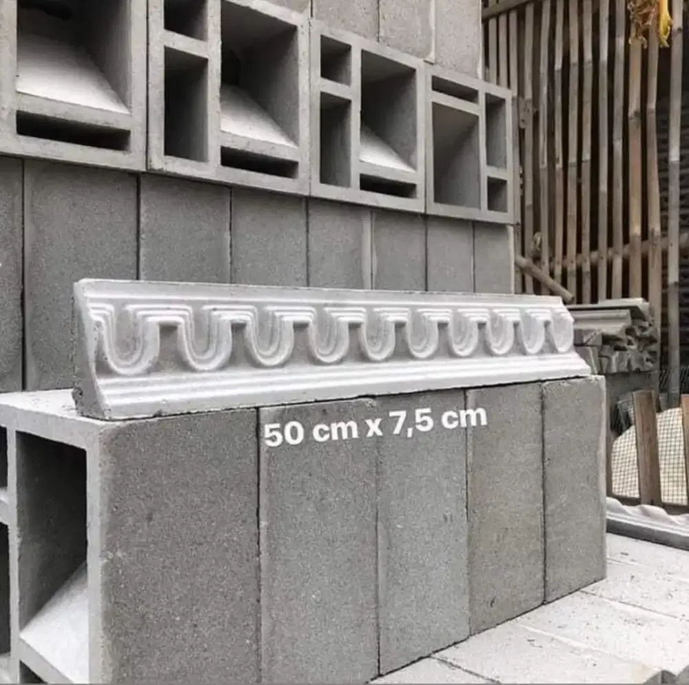 List beton untuk pagar
