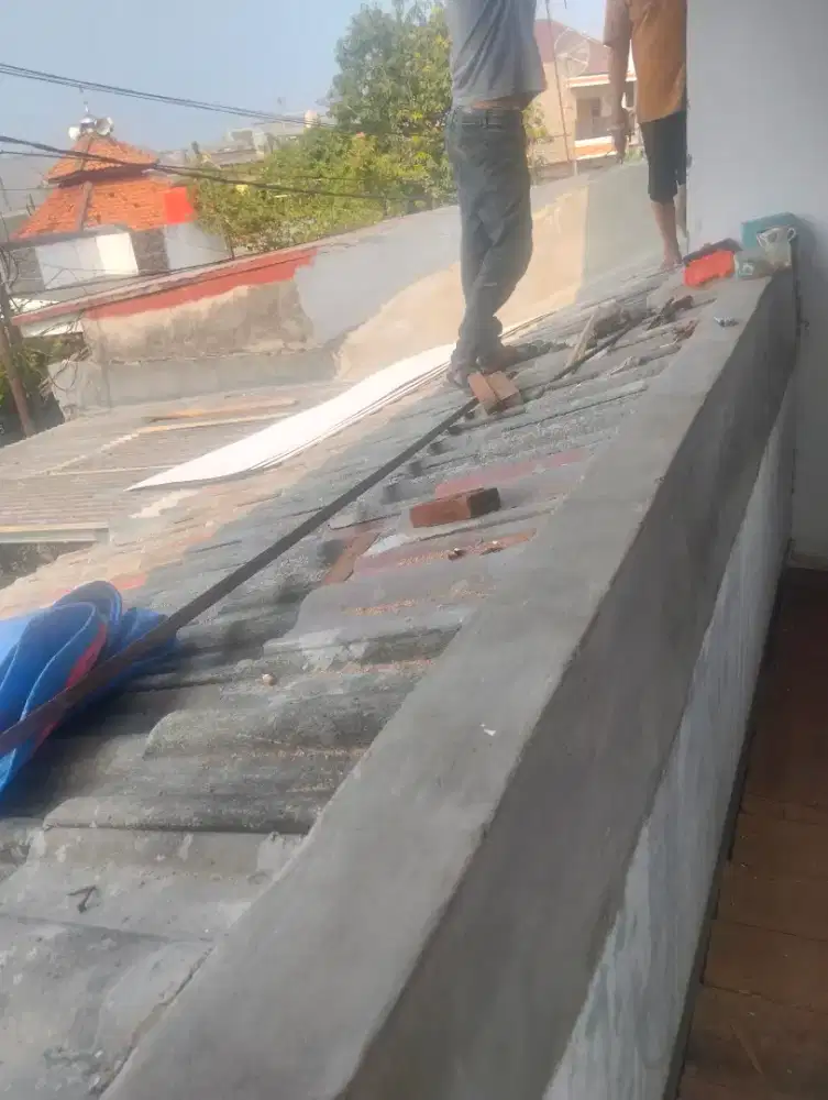 Kanopi bajaringan ganti atap rumah renopasi
