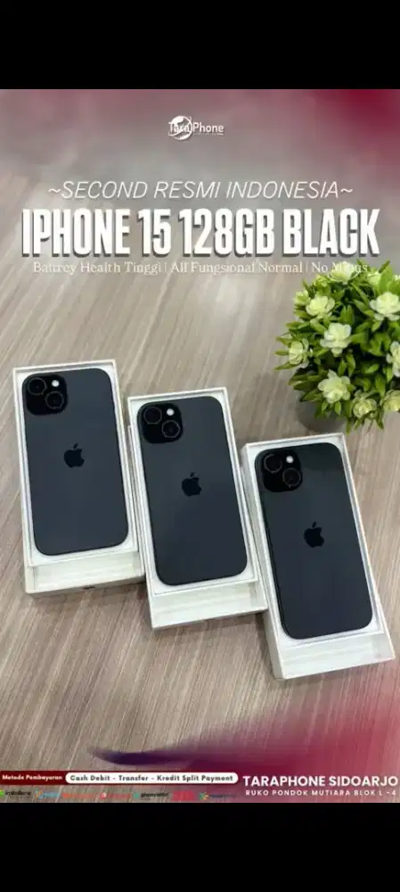 ip 15 Basic 128GB Second Resmi