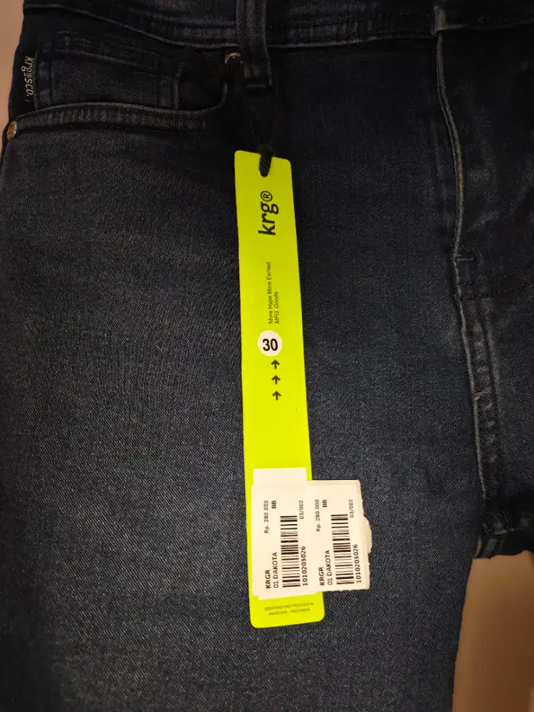 Celana Jeans (preloved) THE KRGR Indigo Blue 30