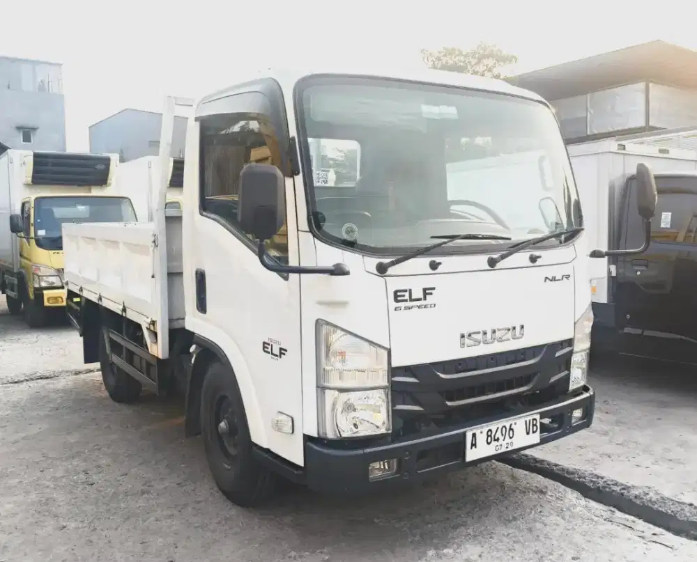 MULUS+banBARU MURAH CDE Isuzu Elf NLR engkel 4rd bak besi triway 2024