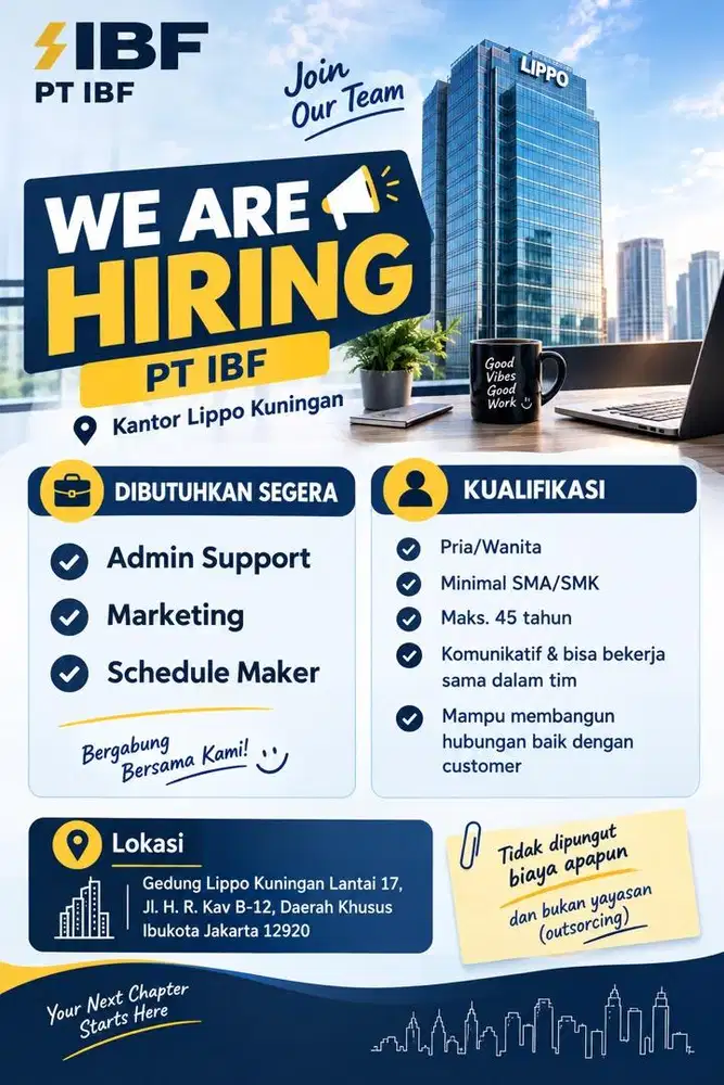 Lowongan Kerja Jakarta Oktober 2026