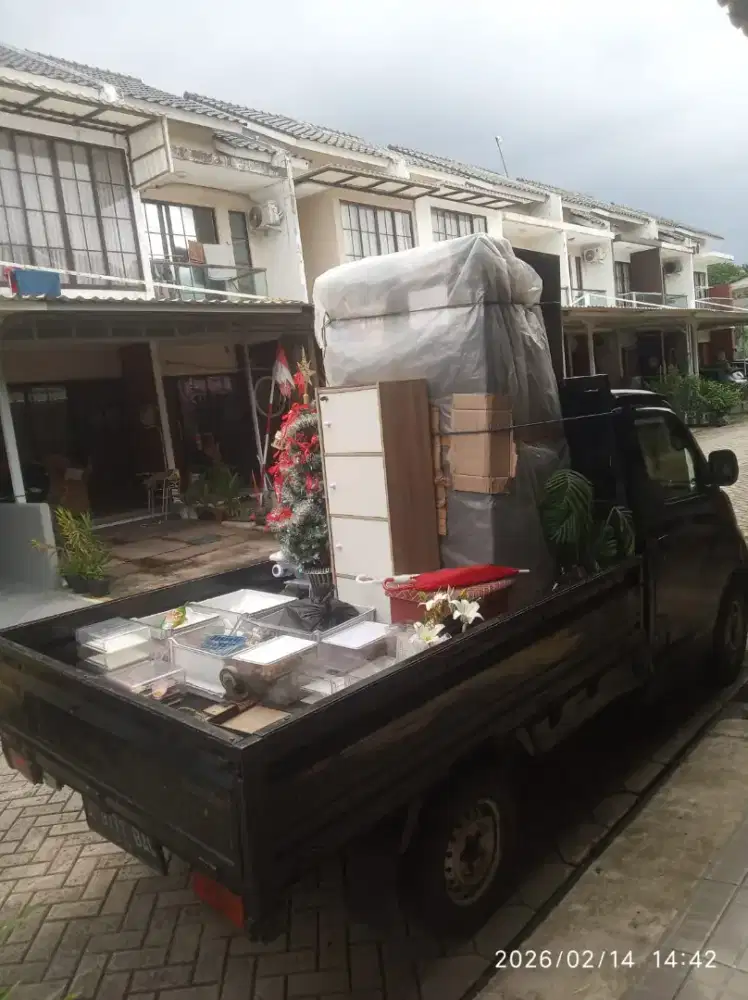 Jasa pindahan kost kosan menggunakan mobil pickup losbak