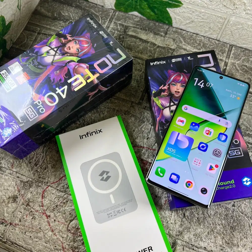 Infinix Note 40 Pro 5G Ram 8/256 GB Lengkap Mulus