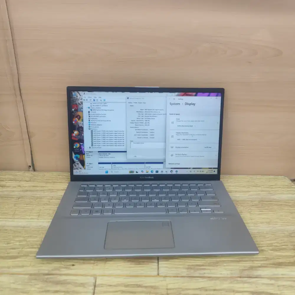 ASUS Vivobook 14 A412DA AMD Ryzen 5 3500U Ram 8gb Ssd 128gb HDD 320gb