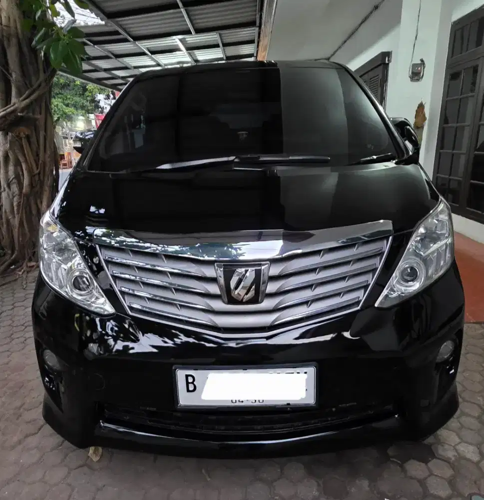 《 TDP 35 JT》Toyota Alphard 2010 G 2.4 Hitam mulus
