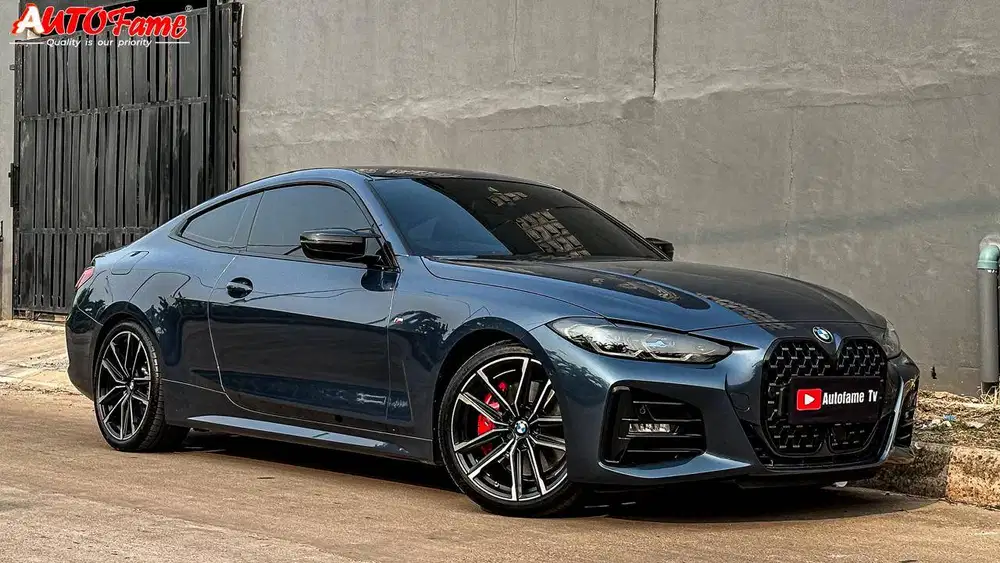 KM19RB BMW G22 430i Coupe M Sport Pro Arctic Race Blue On Black NIK 20