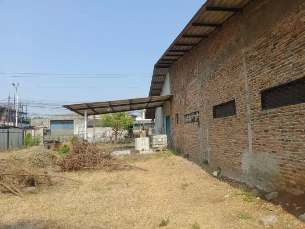 Sewa Lahan Kosong Padat + Bangunan Di Pinggir Jalan Raya Cibitung Bekasi - Cocok Usaha & Mess Karyawan #1325