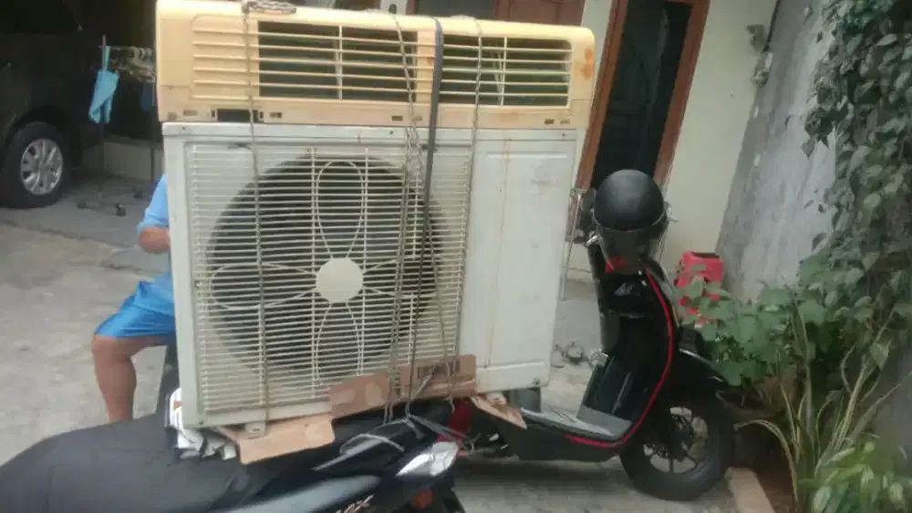 Terima ac bekas rusak mati