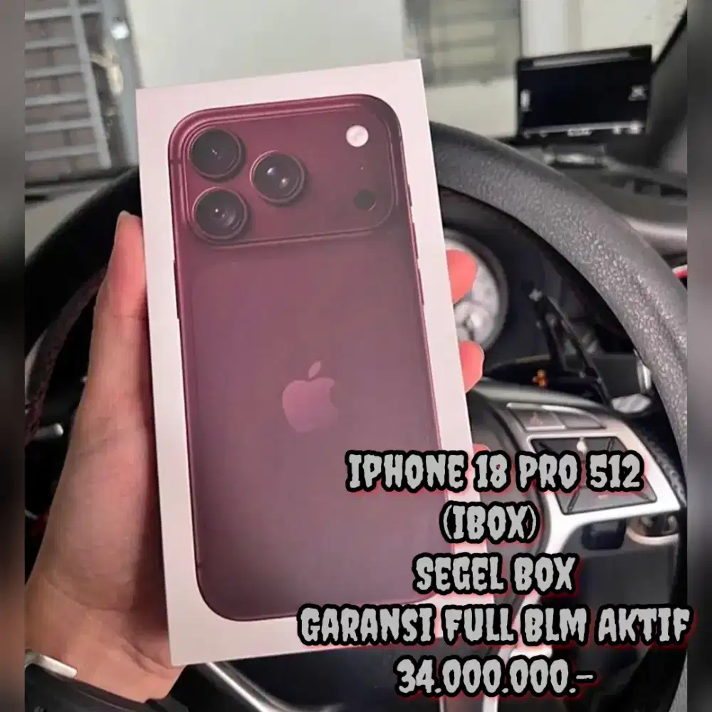 Iphone 18 Pro 512 (iBox) Segel Box