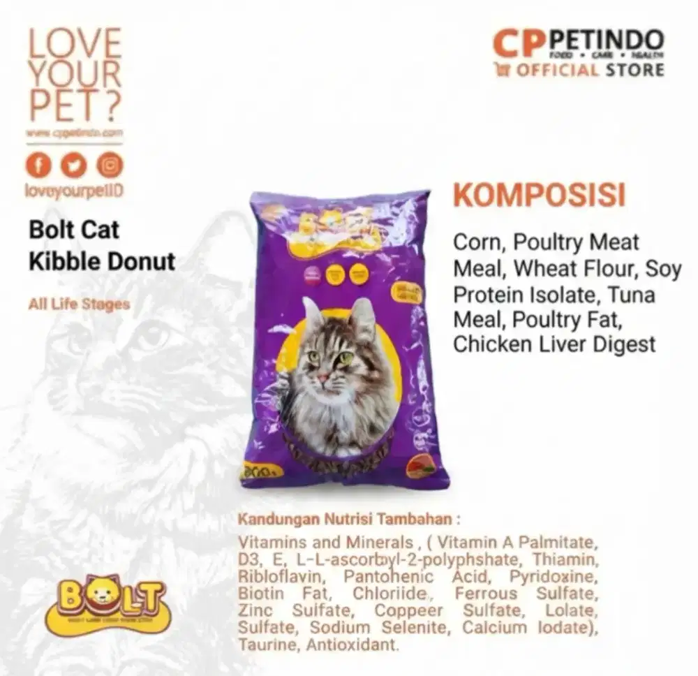 Bolt tuna freshpack 800 gram