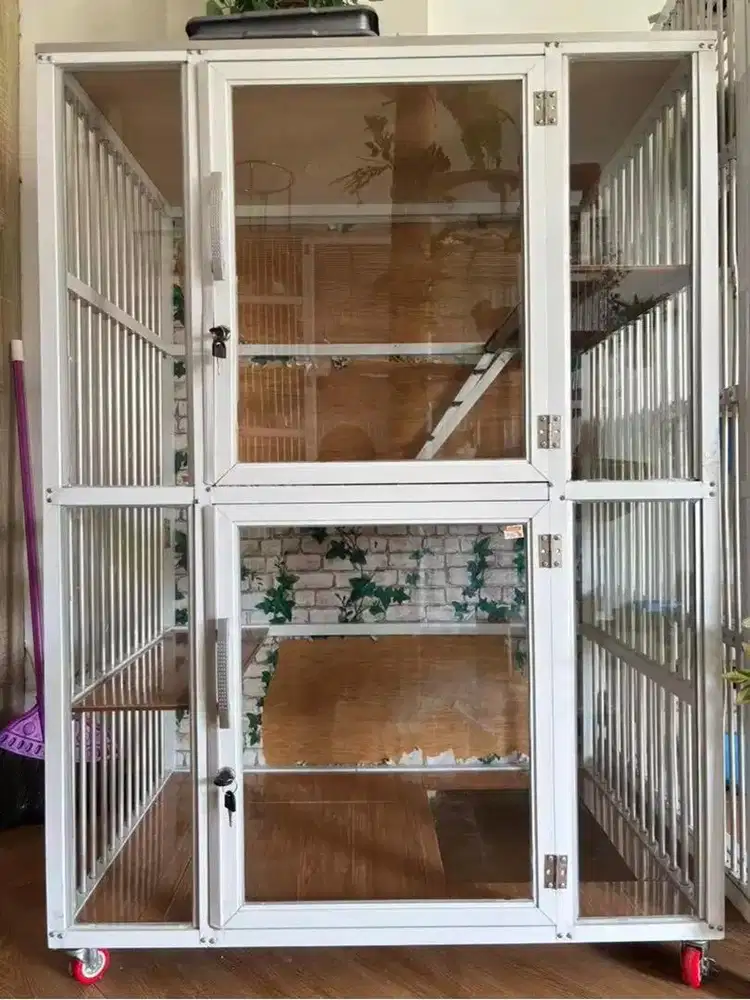 kandang Kucing alumunium