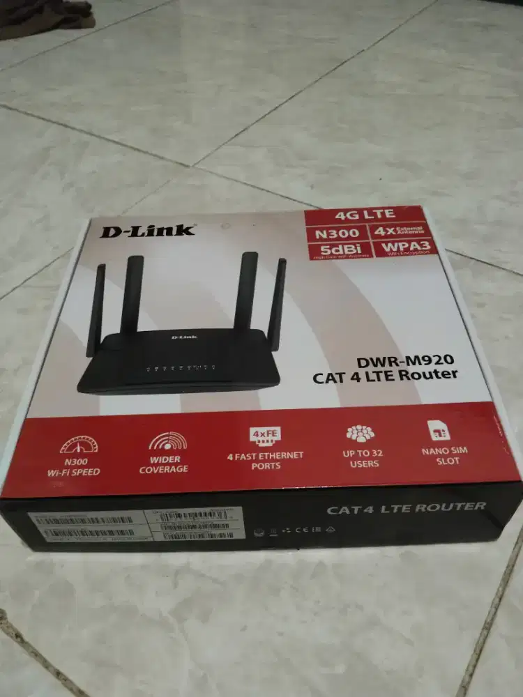 DLINK DWR M920 with dualband SIMcard