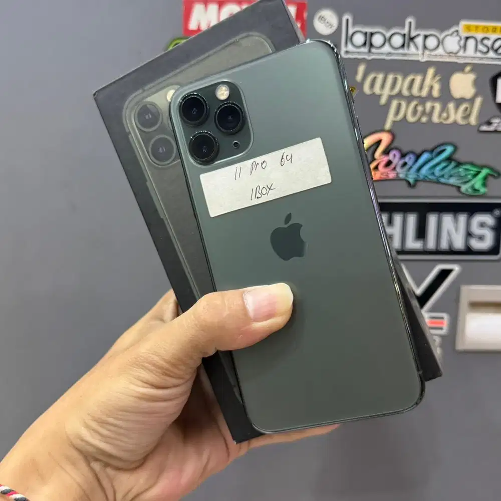 iphone 11 pro 64gb ibox mulus part masih original fullset