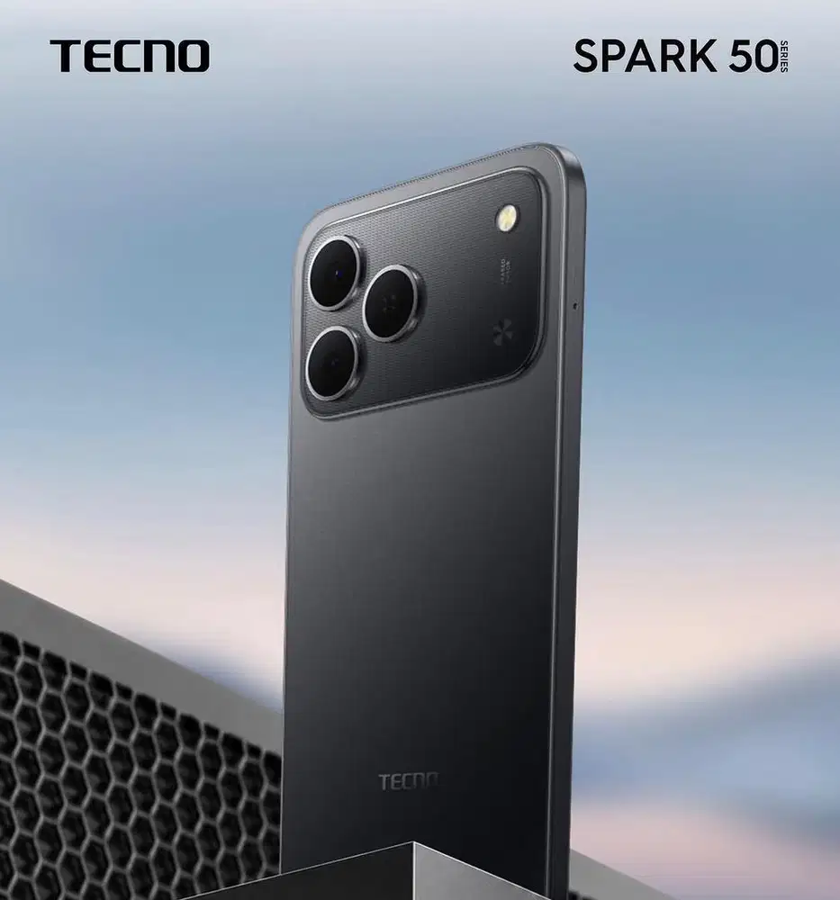 Tecno Spark 50 4/128 black (baru)/msi garansi resmi