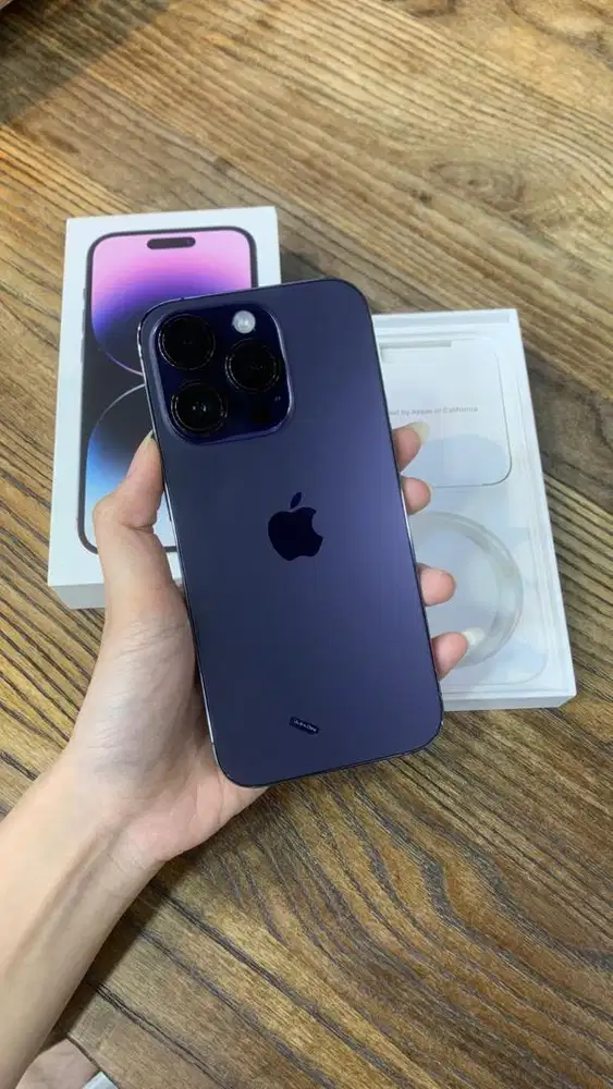 Iphone 14 pro 128 gb purple garansi resmi