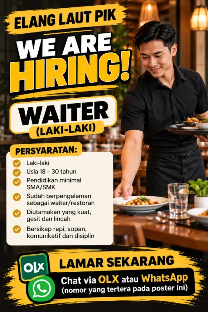 Lowongan Kerja Waiter