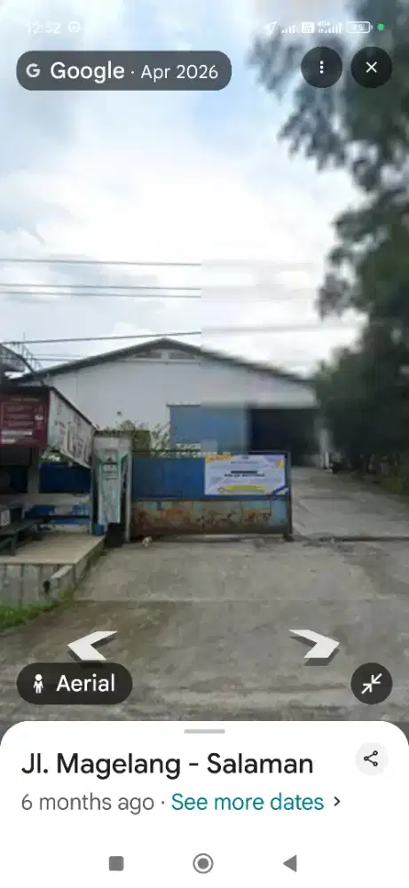 Gudang pabrik tanah industri di Magelang