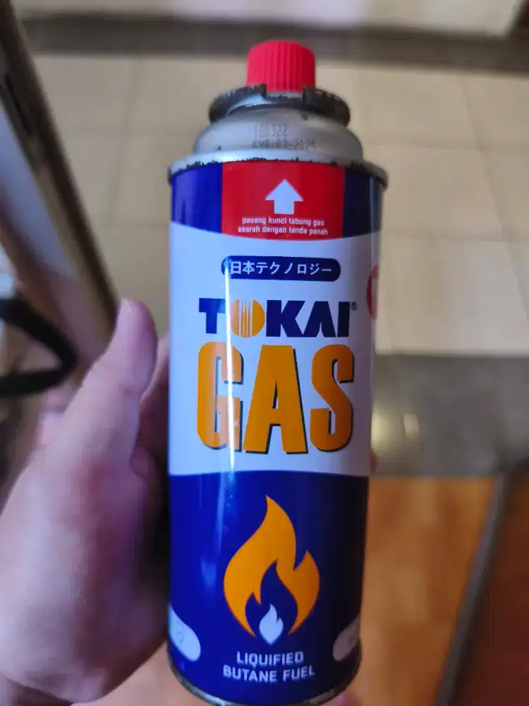 Kaleng KOSONG gas portable merk Tokai