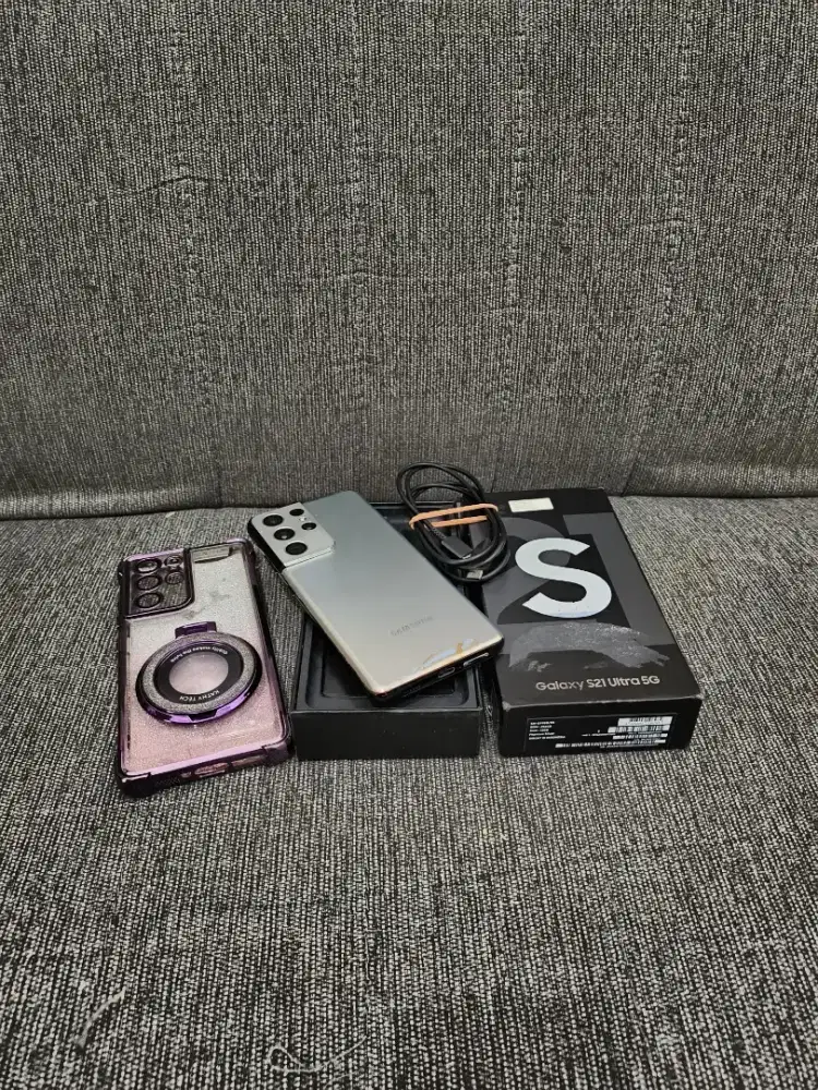 Di Jual HP Samsung Galaxy S21 ultra 5G 12/256GB Fullset EX Sein/Resmi
